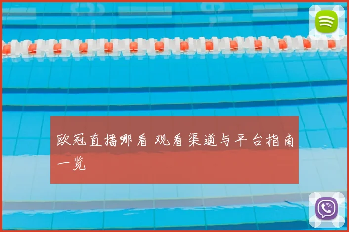 欧冠直播哪看 观看渠道与平台指南一览